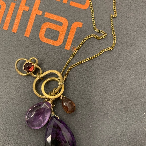 Alexis Bittar Necklace Purple Crystals - Picture 7 of 7